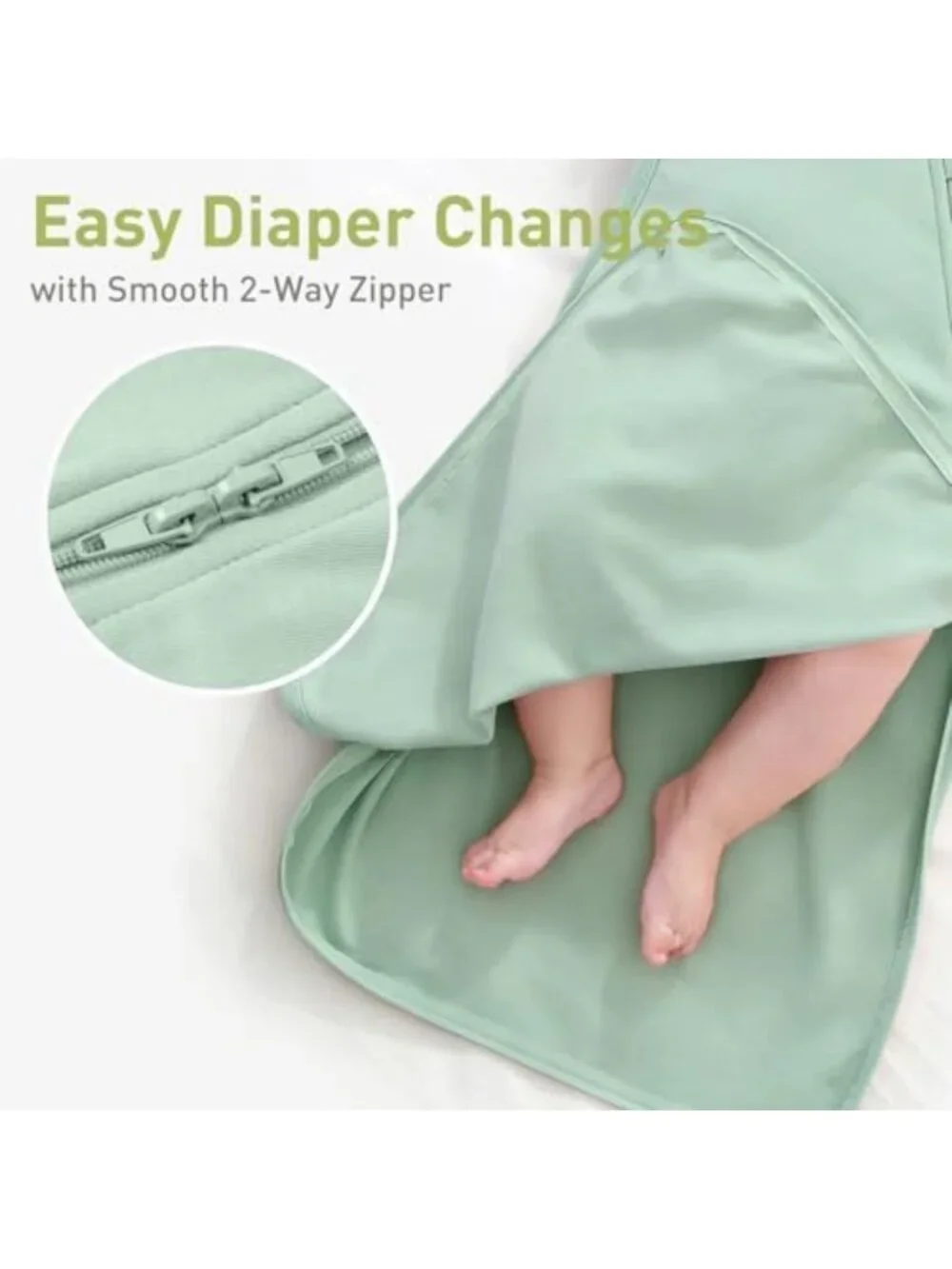 Soft Organic Cotton Swaddles for Newborns 0-3 Months | Arms Up Design, Unisex